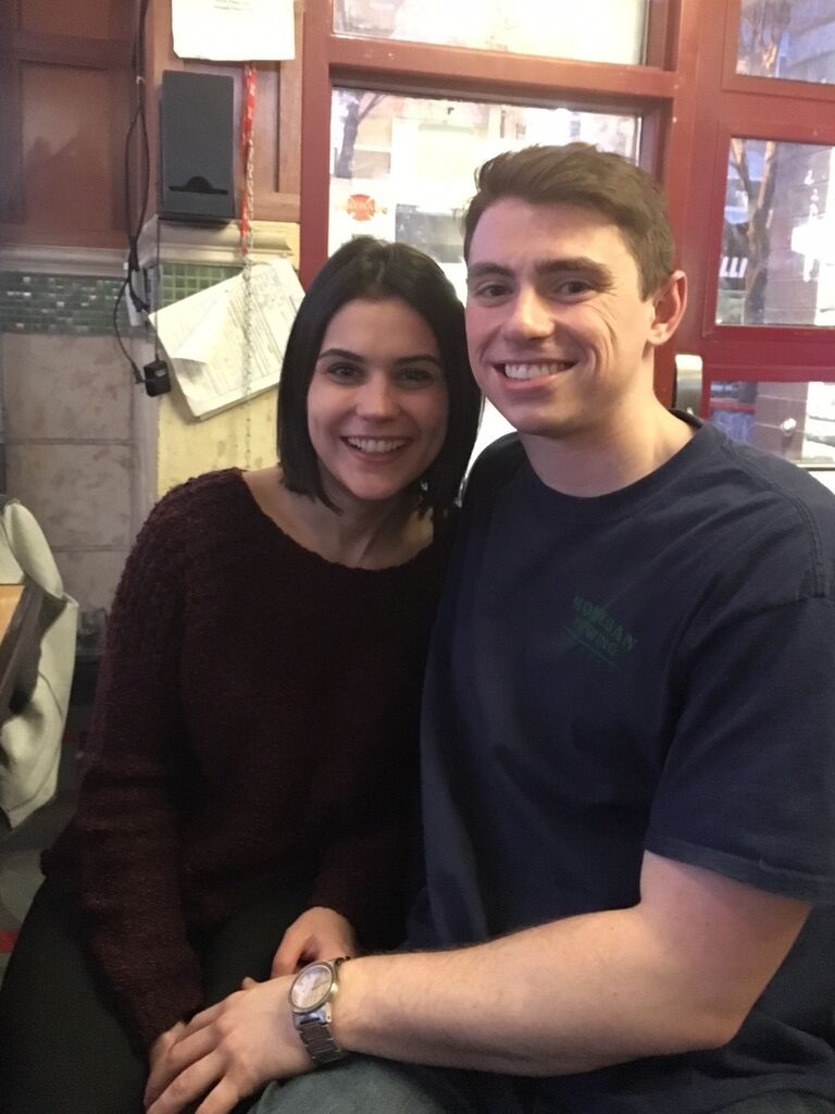 As many of you know, Kate is hilarious and she was able to charm Kyle with her sense of humor through an instagram parody account in which she made memes. They met in person at a Music Festival in Chicago and Kate began teasing Kyle about the attention she was getting from him online. Kyle mostly shrugged and played it cool. 