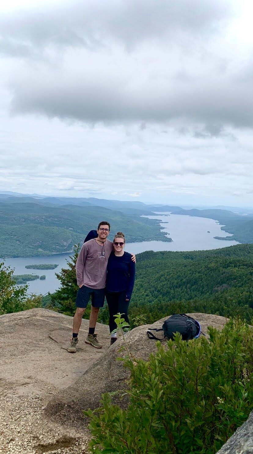 Camping on Fork island at Lake George, NY