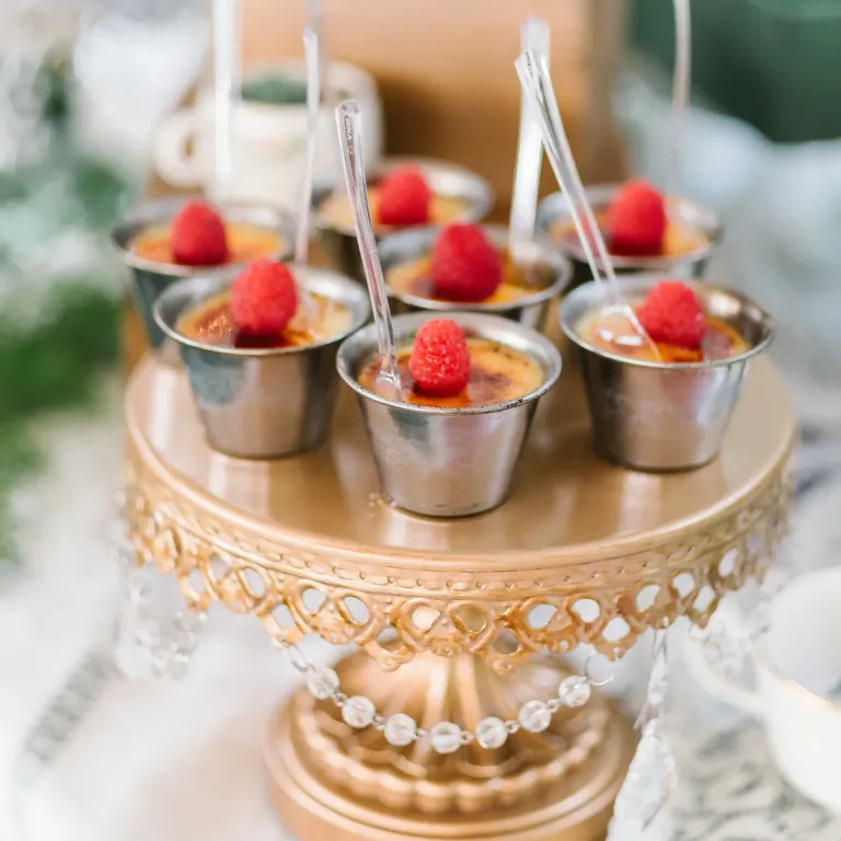 Crème Brûlée engagement party dessert idea
