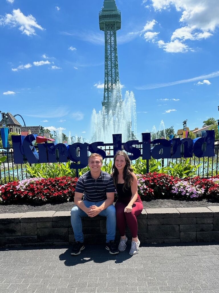 At Kings Island Amusement Park