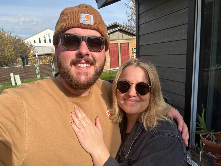 First day as fiancés