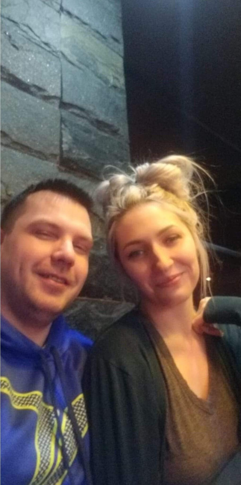 Shawn and Kelsey at the Japanese Village for a date night 