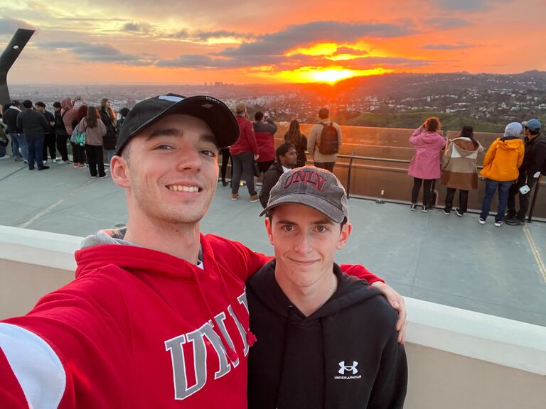 A trip that will not be forgotten and a lasting impression made. A surprise that started with an early morning drive to the private side of the airport and a flight to LA. All day spent going around southern California ending with a beautiful sunset and a long drive back home.