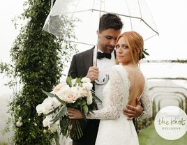 Brittany Snow and husband Tyler Stanaland wedding