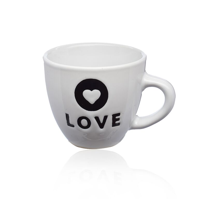 Wedding Favor We Tied The Knot Hearts Espresso Cup