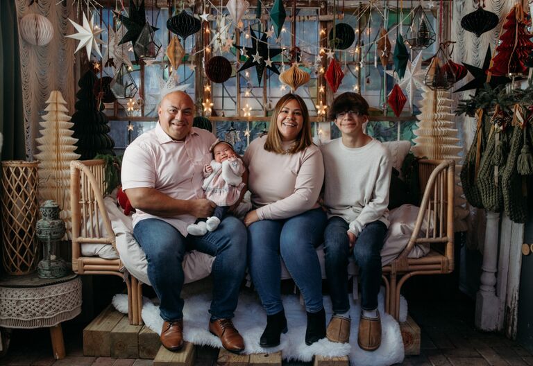 The family Christmas picture. Jesus is a pro at photoshoots now.