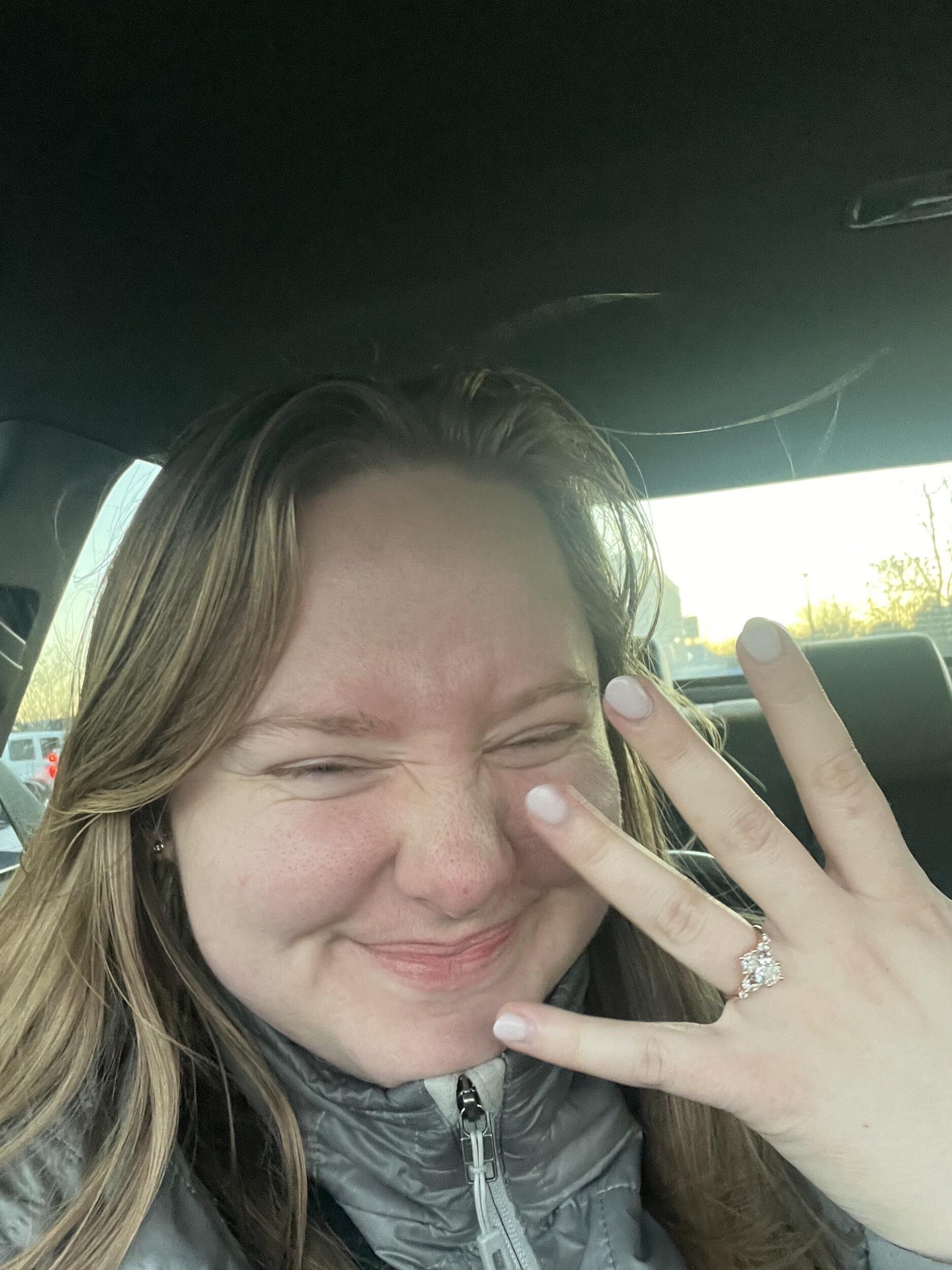 Going to first day of class engaged!