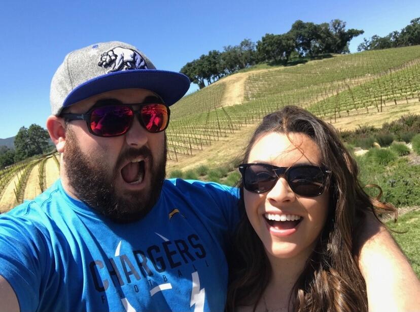 First anniversary!  Paso Robles (drinking a little too much wine 🍷 )