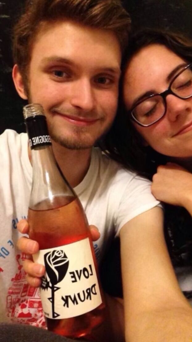 In the early days, we loved staying up and splitting a bottle of Love Drunk, our favorite rosé. Cheesy, we know. {Fun Fact: Alexa repurposed an empty Love Drunk bottle to craft a one-year anniversary gift for Josh!}
