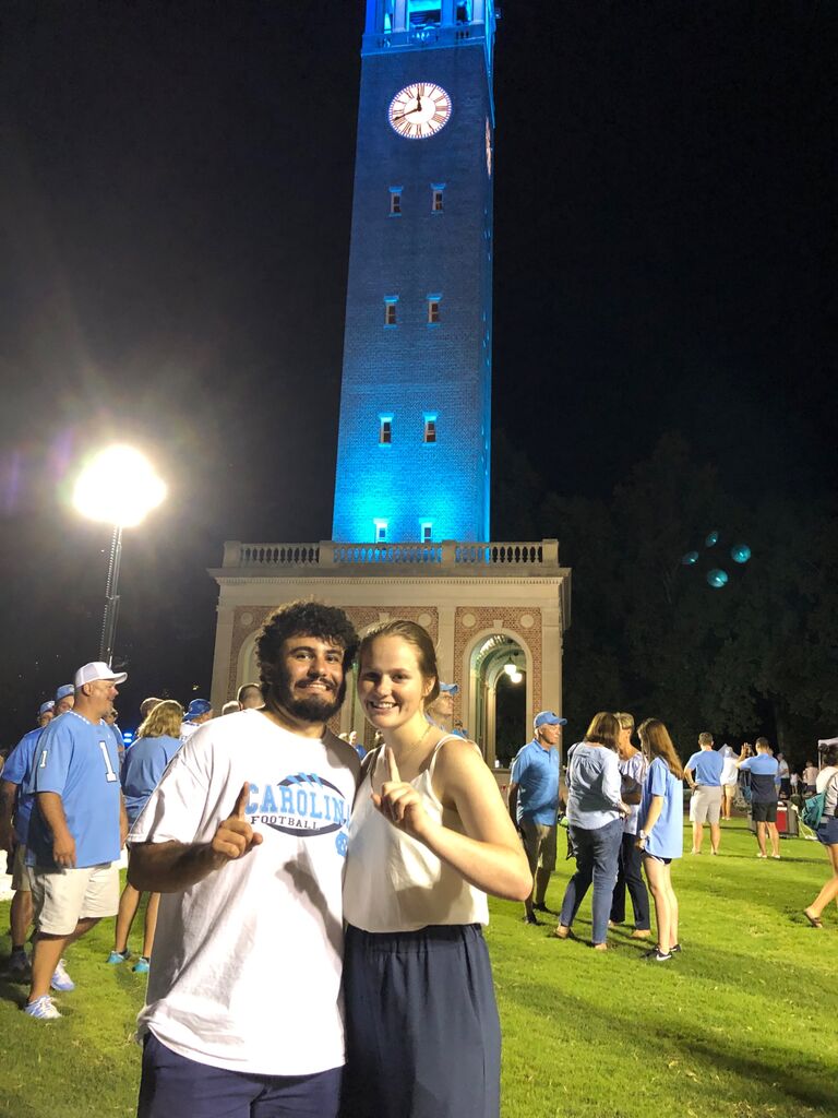 After UNC football game.