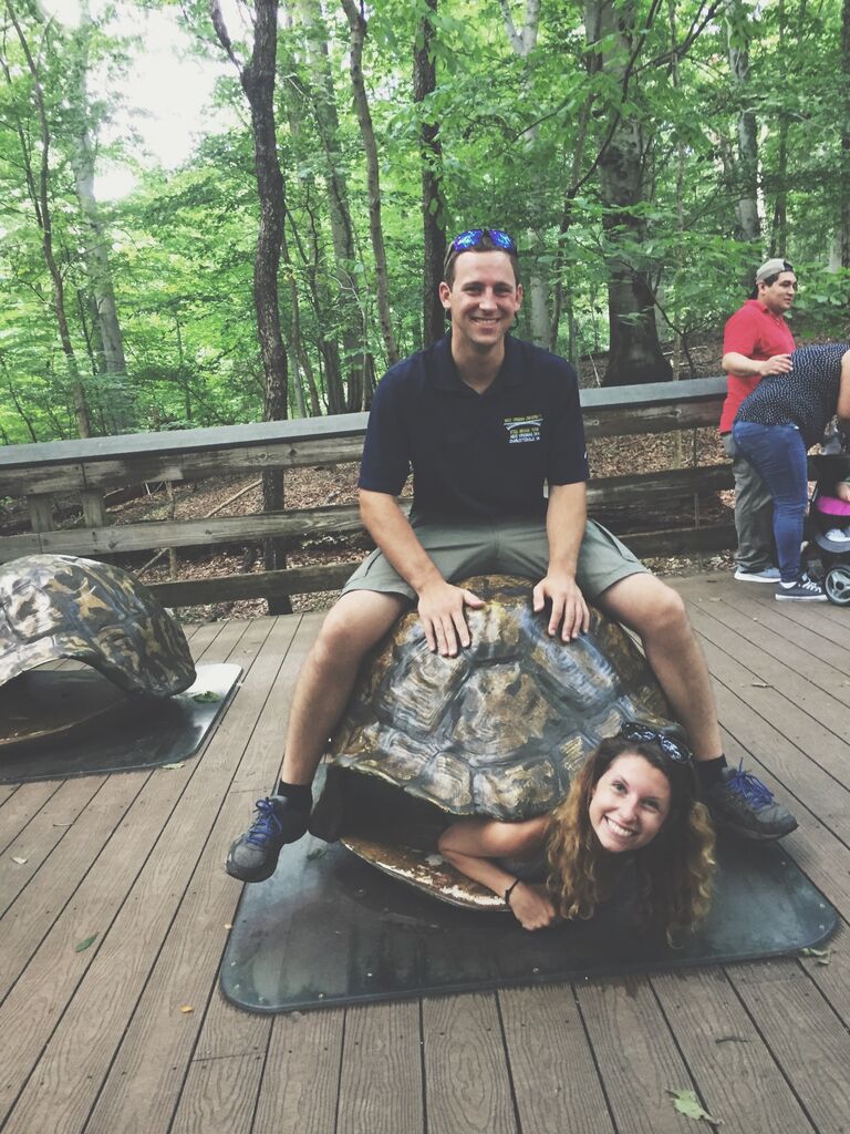 One of Tay & Mike's first dates! They went to the Baltimore Zoo & downtown Annapolis