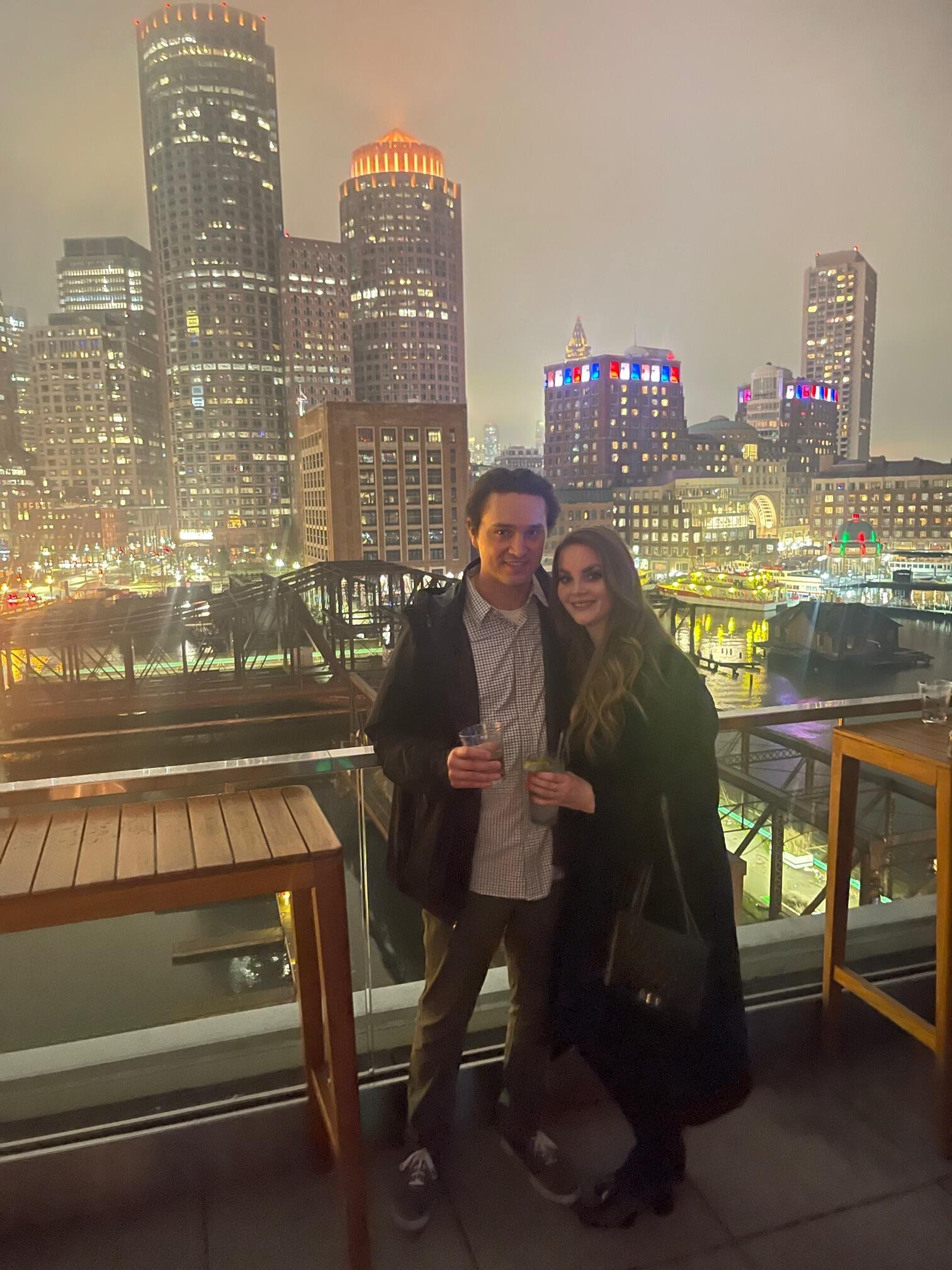 New Year's Eve when Dan asked Abbie to be his girlfriend!