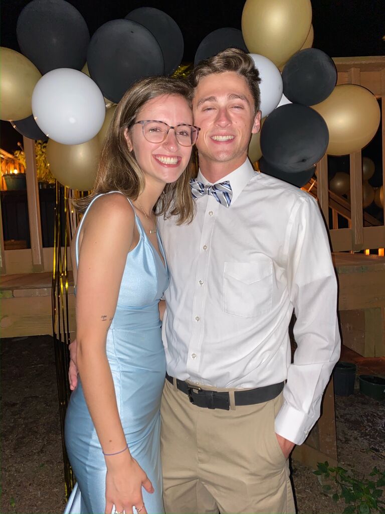 Covid prom in our backyard #morethanfriends