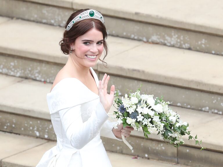 Princess Eugenie's emerald wedding tiara