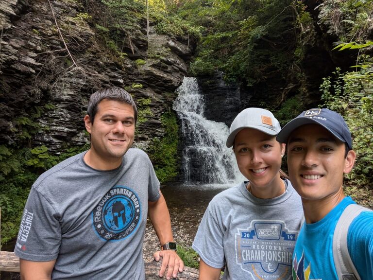 First hike together - Bushkill Falls, PA
