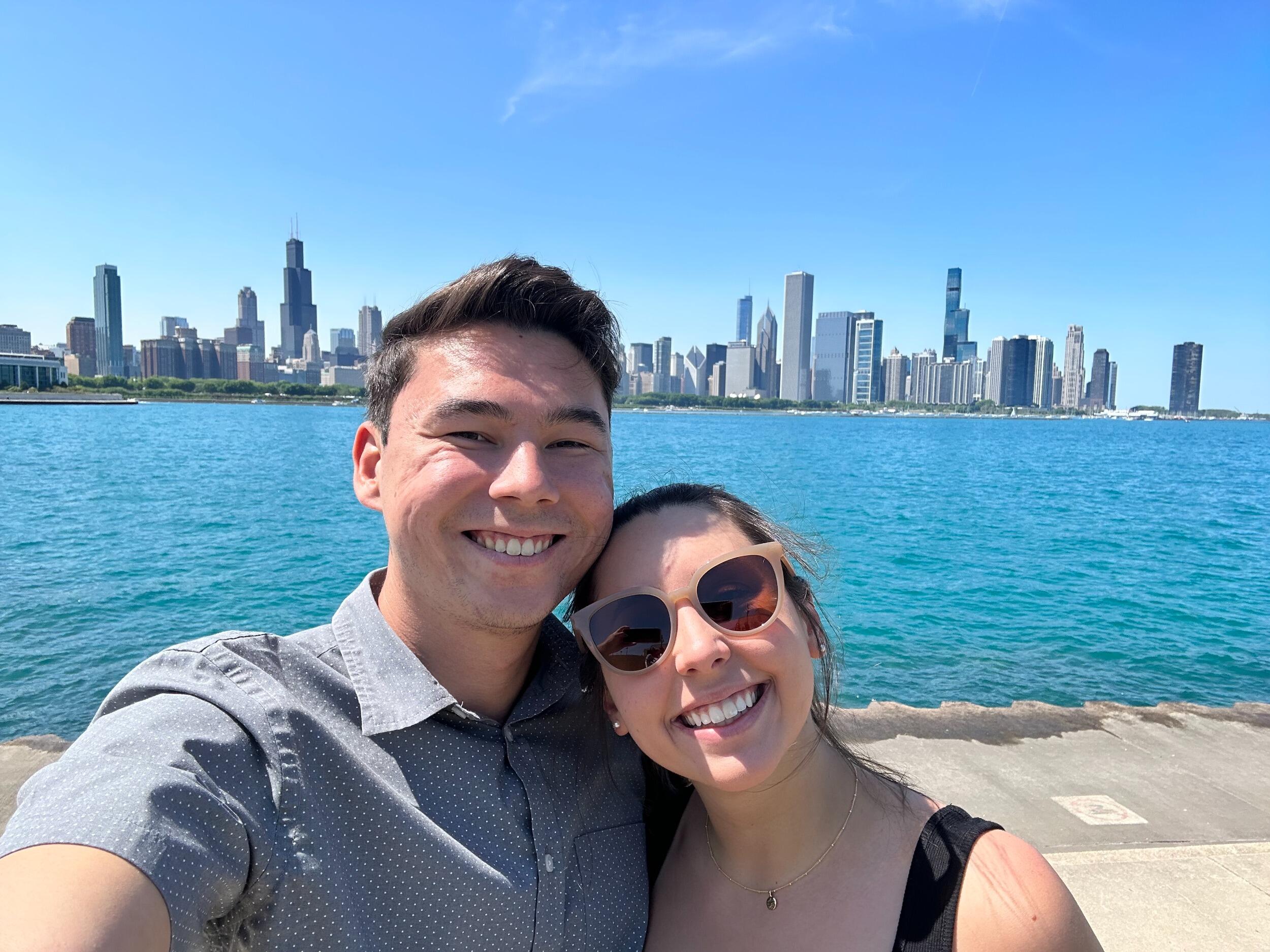 Michael + Jules celebrate 1 year of dating with a trip to Chicago