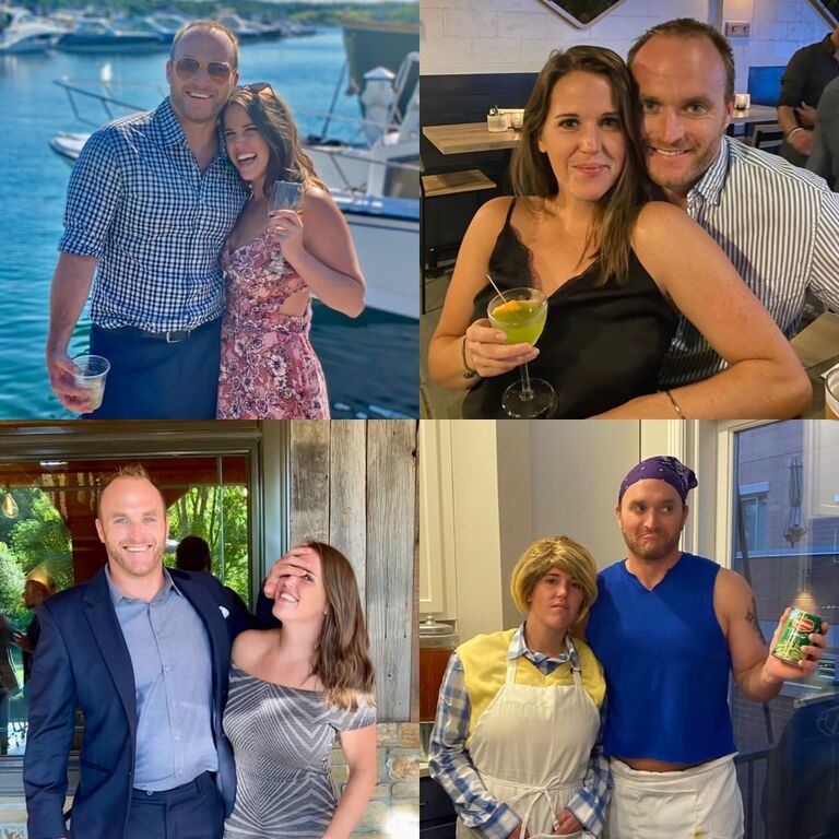 Jeff and Caitlin spent 2021 falling in love, finding out Jeff's weird matched Caitlin's weird, and deciding they were serious about a lifelong partnership.