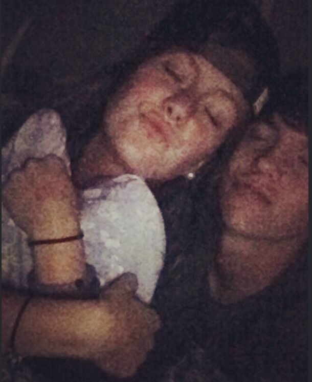 First picture together. Quite cringe worthy