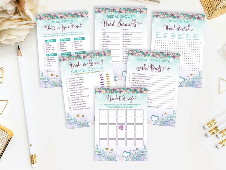 Mermaid bachelorette party games