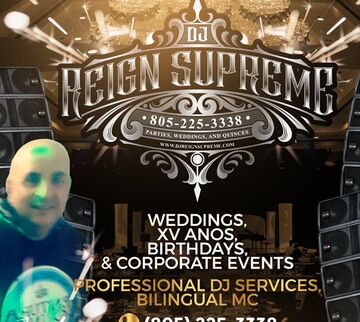 DJ REIGN SUPREME - DJ - Camarillo, CA - Hero Main