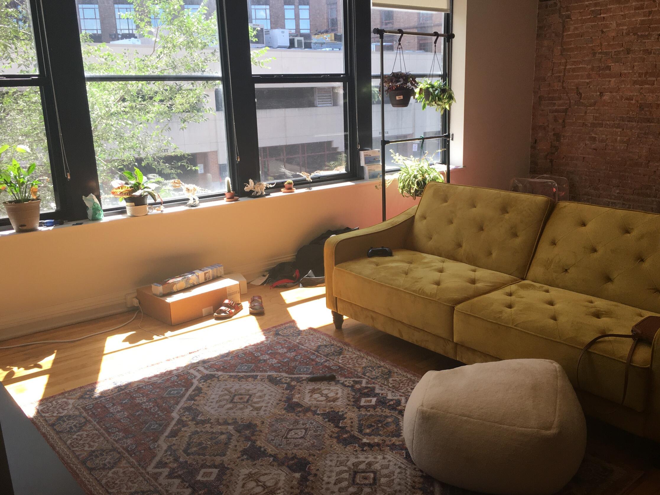 Our first (official) apartment together in downtown Syracuse.