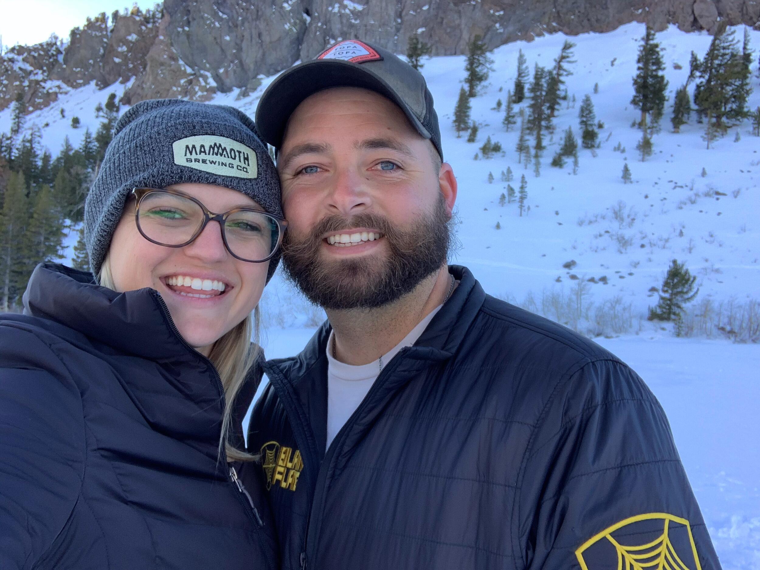 Celebrating Daniel's 26th birthday in Mammoth!