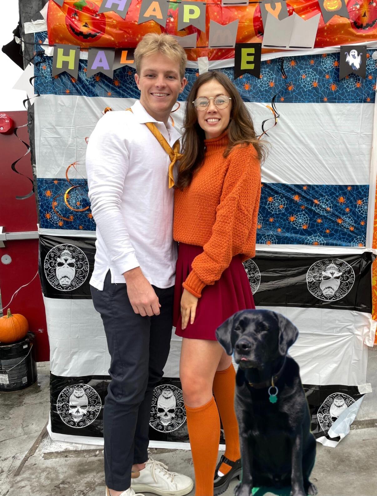 Halloween #2: Fred and Velma (Alex looks nothing like Daphne)