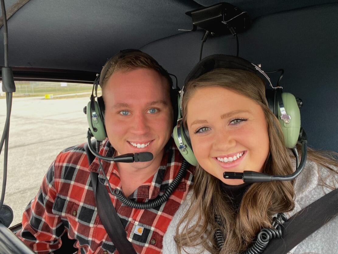 Jake gifted me a ride in a helicopter - we flew over Cincy.