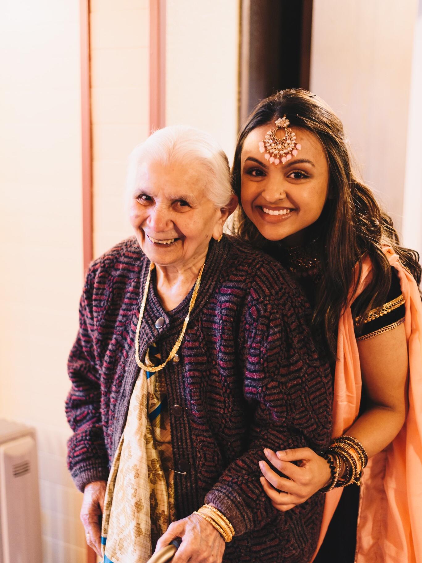 Vimlaben Patel - Maternal Grandmother of the Bride