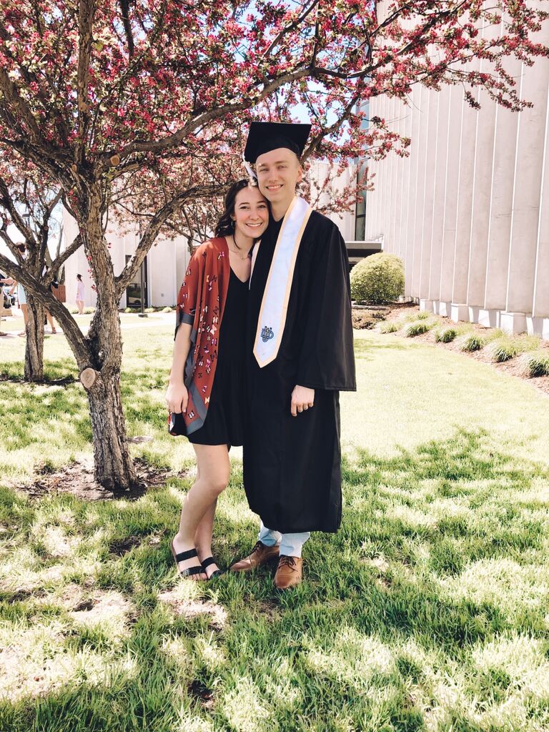 Michael's graduation from Dordt University with his Bachelor's of Science. He now is getting his Ph.D. of Chemistry at University of Iowa.