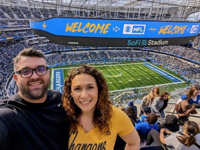 After moving to Los Angeles, this was our first time catching a football game at Sofi stadium.