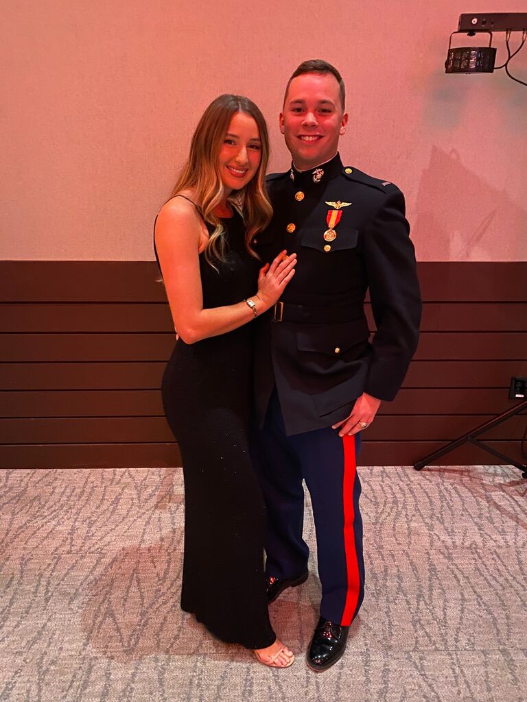 The Marine Corps Ball in Wilmington, NC.