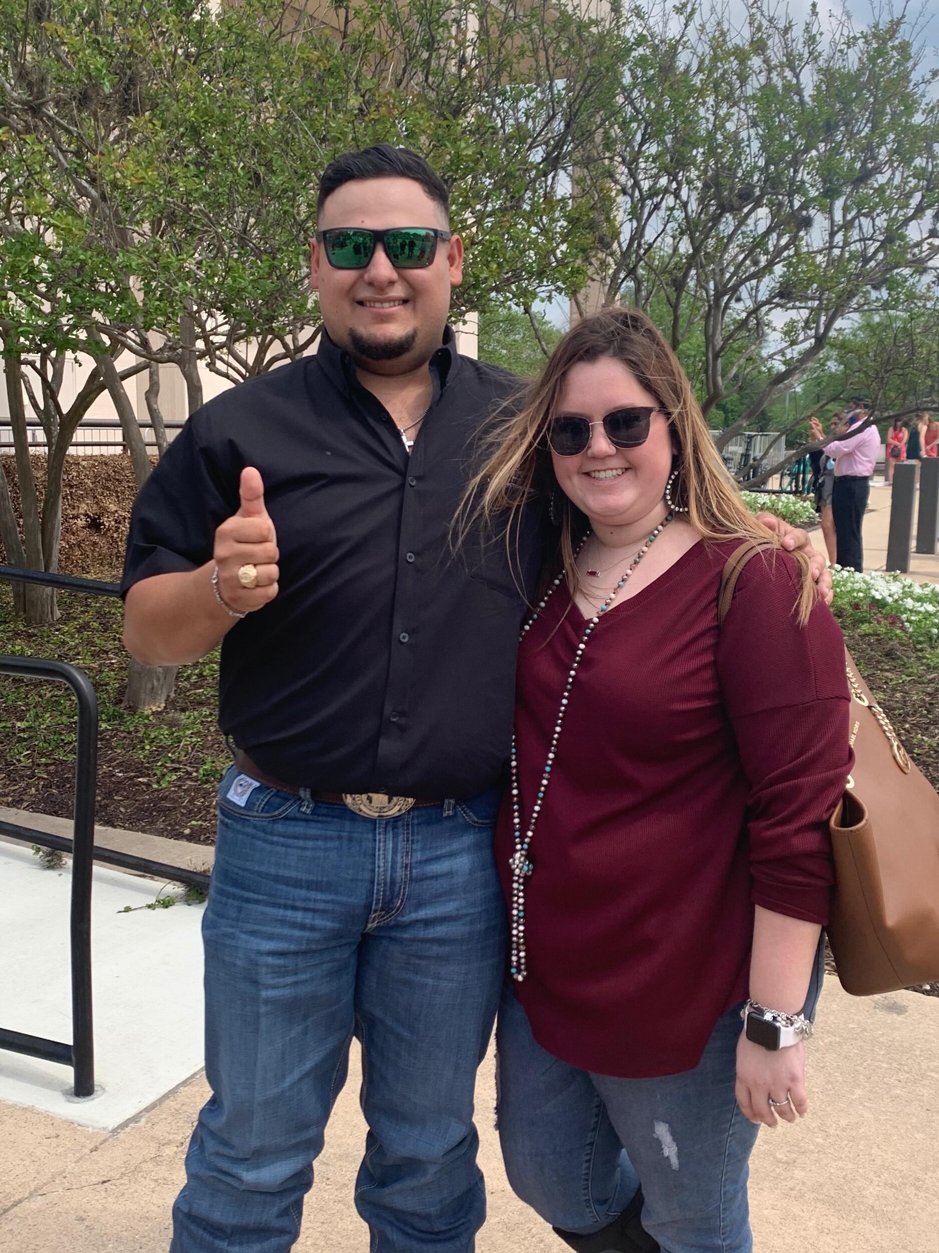 Albert received his Aggie Gold!