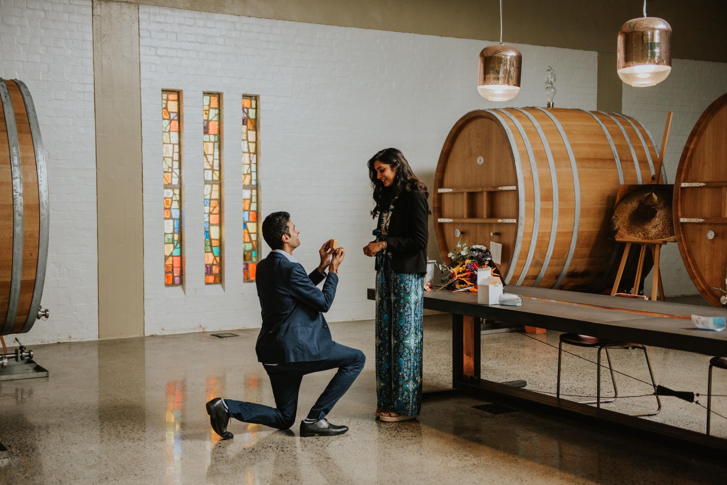 Episode 3: The Proposal.

Despite being sick (not Covid), the stormy weather (therefore changing proposal plans) and almost ruining the surprise, I was determined to propose. Thank God she said Yes (I mean, why wouldn't she). After a few years of joy and happiness we were officially afianced!