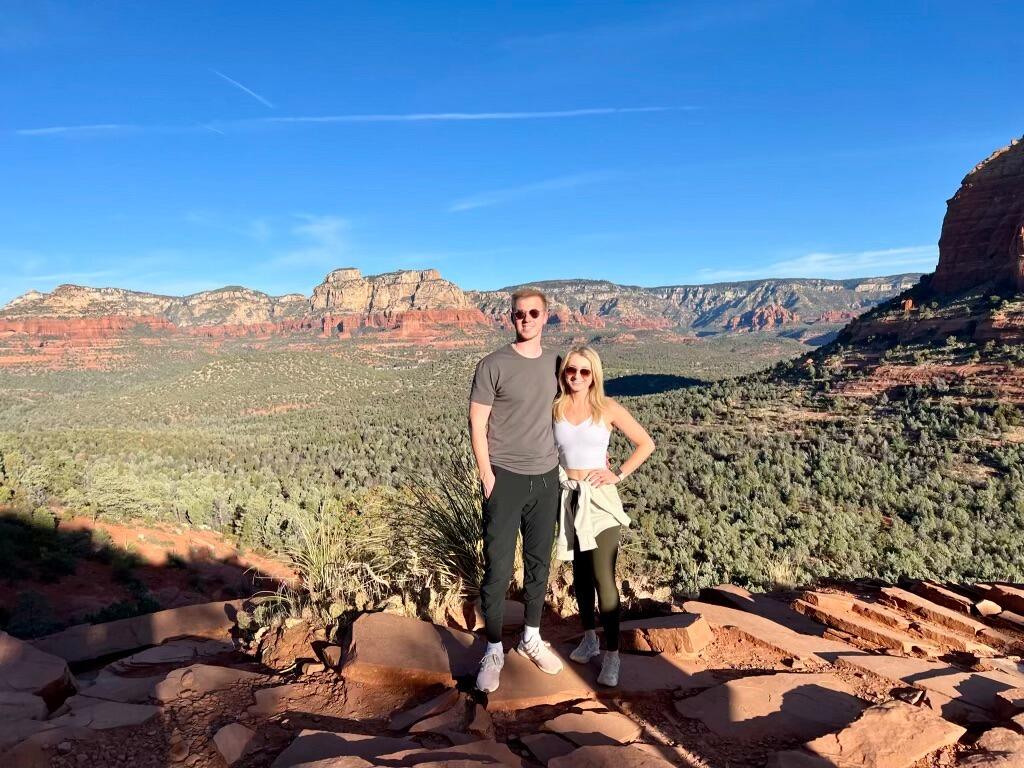 Took our first trip together to Sedona and did enough hiking for the rest of our lives together 