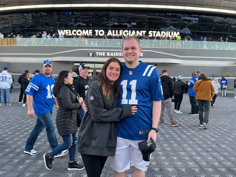 Chase's first Colts game
