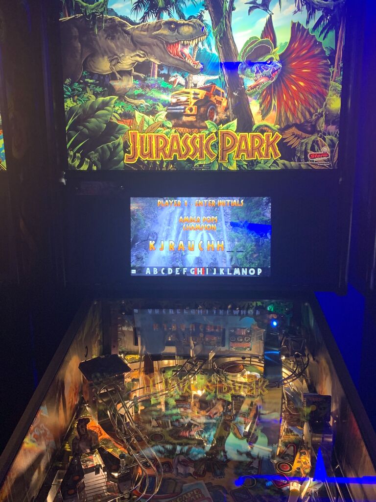 The only picture that exists from KJ and Jared's first date is of one of the high scores she set that night