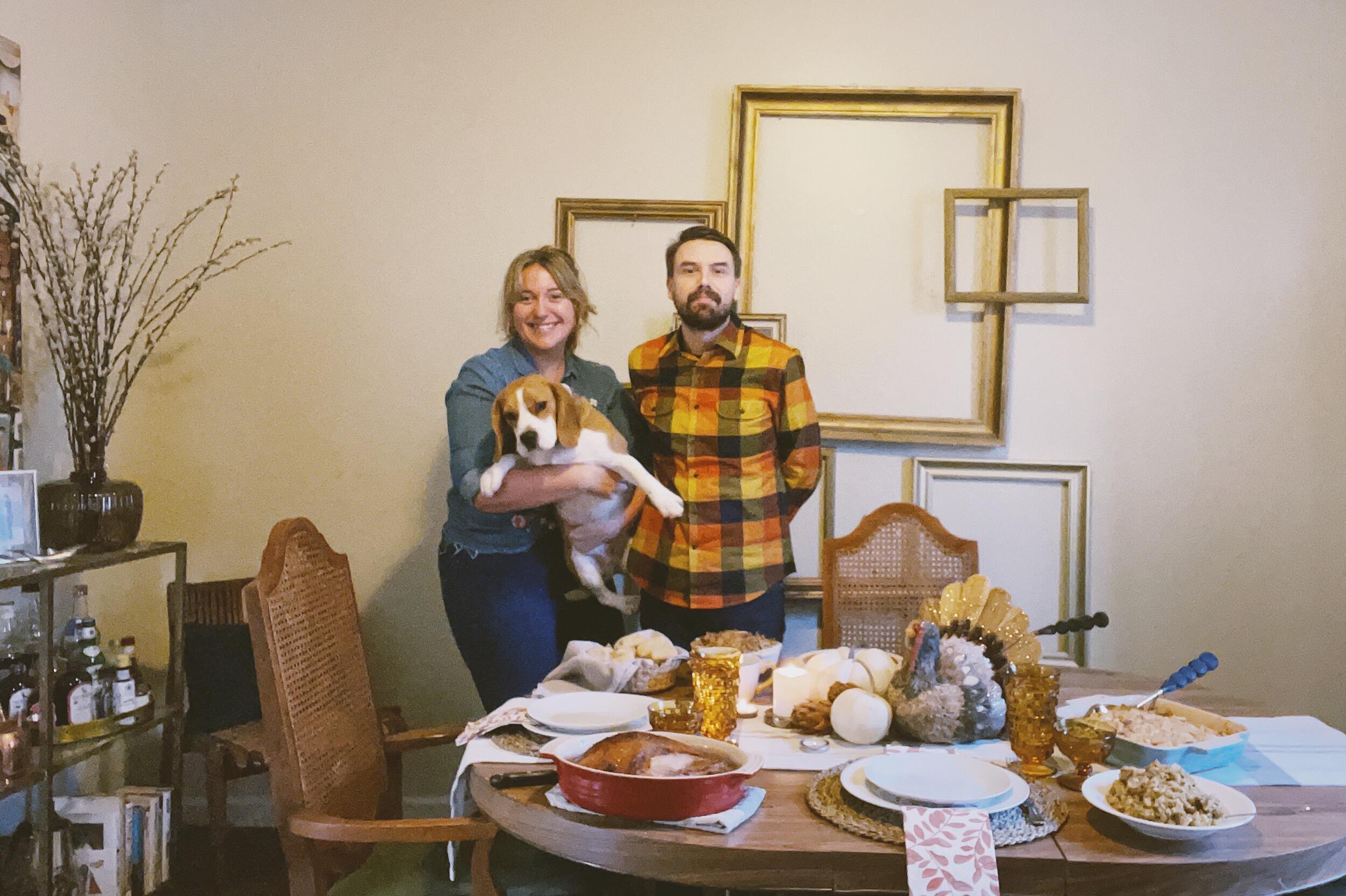 Spending Thanksgiving together in Tennessee.