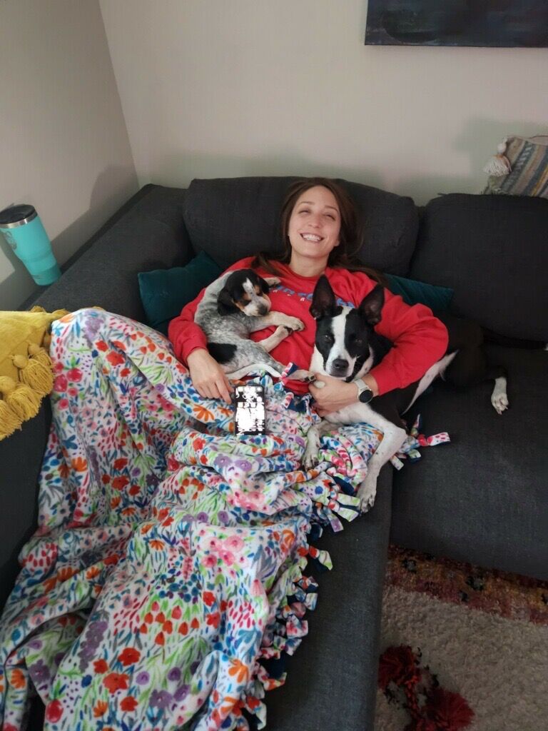 I wanted to make her smile so got her a puppy. Also, she wouldn’t stop bugging me about getting one.