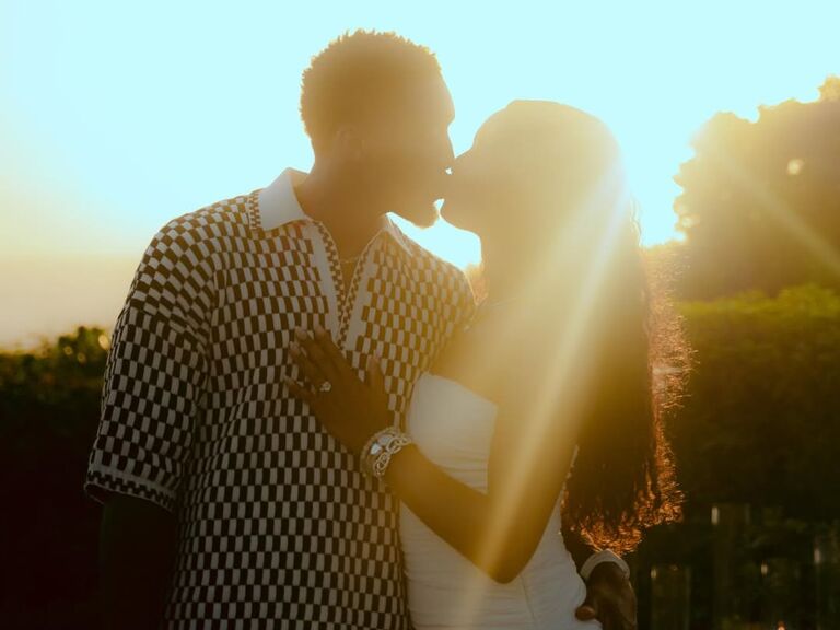 Coco Jones and Donovan Mitchell