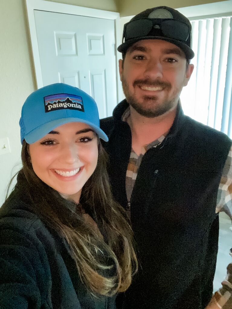 Jonathan and Megan moved into their apartment in Lodi! Megan had never heard of a city called Lodi when Jonathan suggested looking at apartments there. But once he told her they had lots and lots of wine, she was sold! They moved in together just five short weeks before the Covid forced everything to shut down. Even in those uncertain times, they found ways to have fun! Megan bought a LED disco light on Amazon and turned their little apartment into a night club for two. And Jonathan planned game nights and introduced Megan to all of the "classic" movies. 