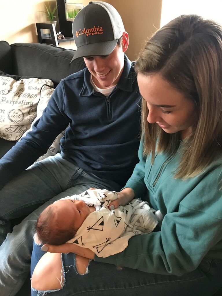 Meeting Dylan's nephew Luke for the first time