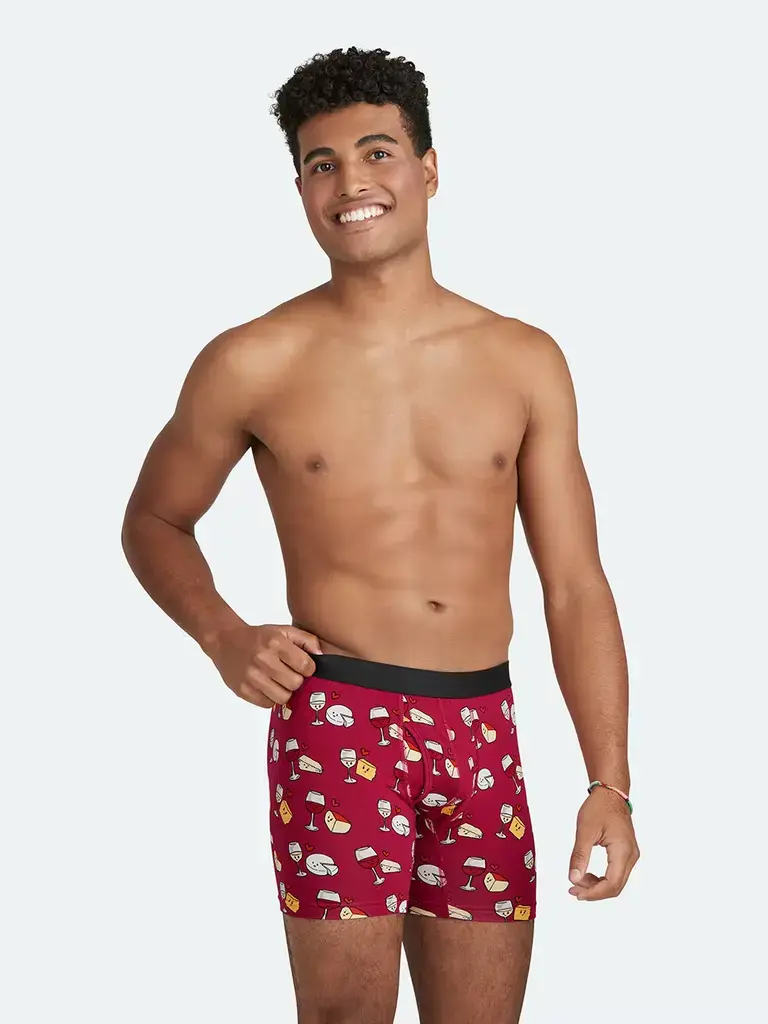 Candy Cane Boxer Briefs: Men's Christmas Outfits