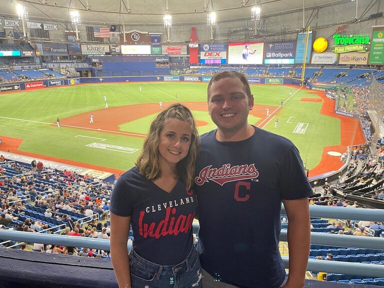 Andrew's 25th birthday at Tropicana Field in St. Petersburg, FL