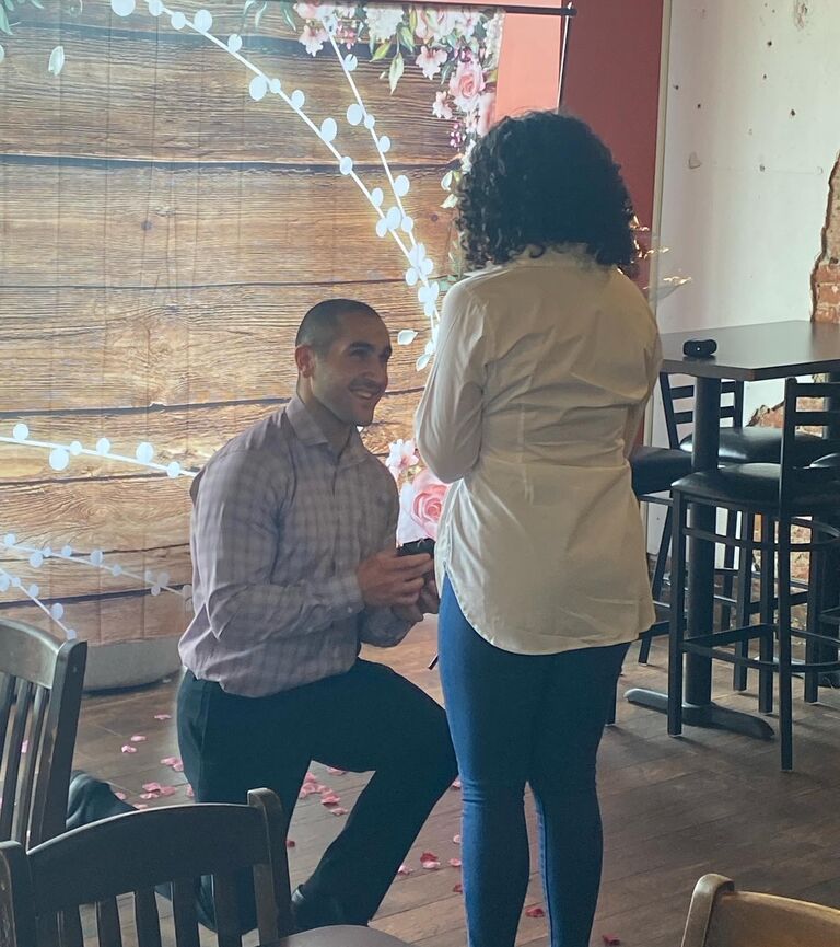 FINALLY! After 7.5 years together, it was time to put a ring on Desi's finger with a proposal that was absolutely perfect for her!