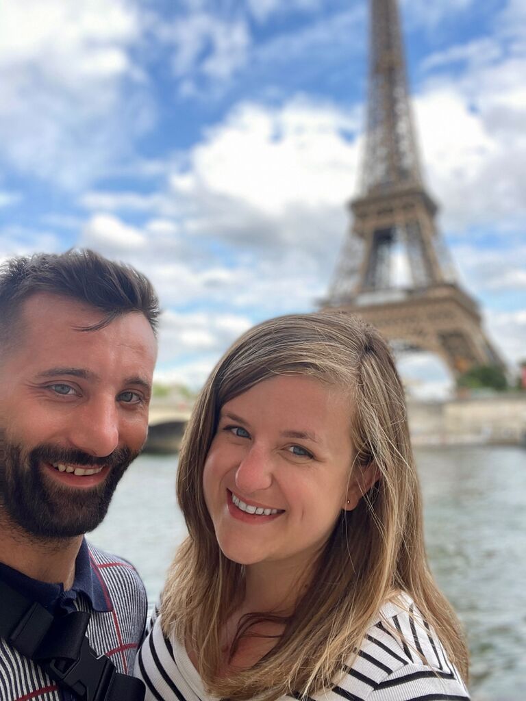 Exploring the city of love together 