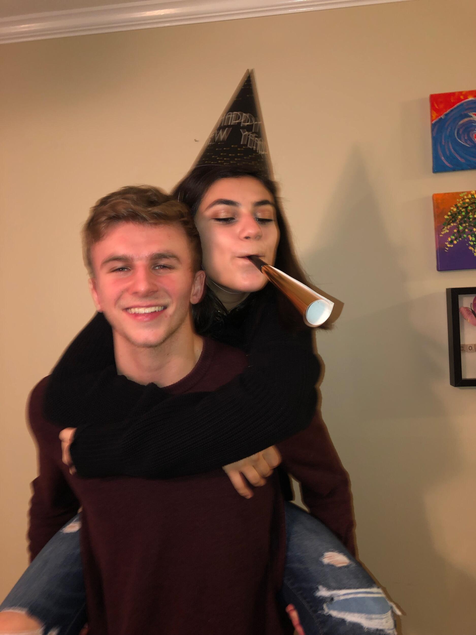 Celebrating our first NYE together as a couple.