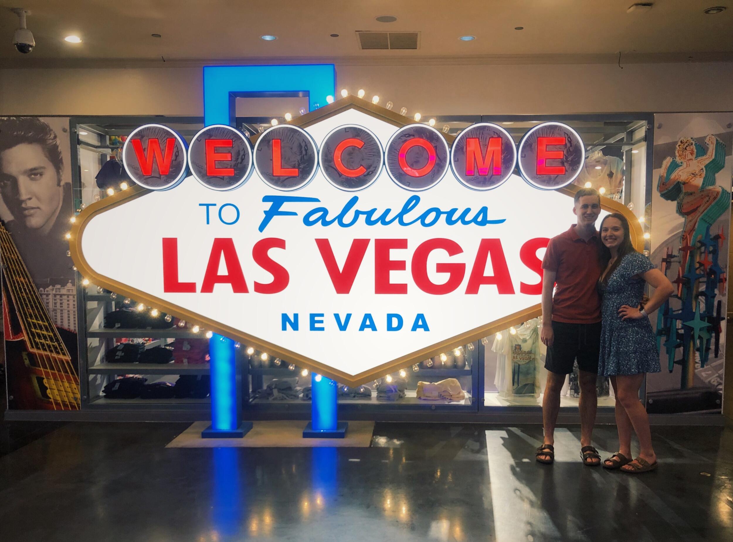 Went to Las Vegas, Nevada with Madison’s family after turning 21.