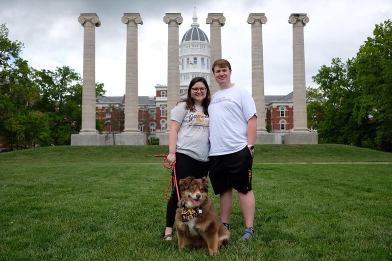 Stephen and Jessie returned to Columbia for school, and Terra made the move to Missouri. Stephen began his first year of law school, and Jessie was going into her Junior year of college. 
