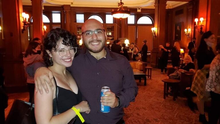 The couple starts going out on Halloween themed dates